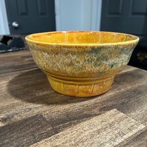 Vintage Haegar Harvest Gold Bowl or Planter